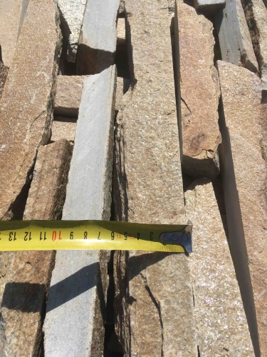 Горбушка златолит золотистый для облицовки купить в Электрогорске