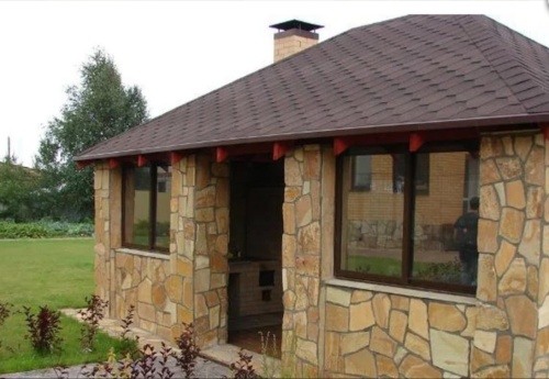 Плитняк златолит жёлтый для фасада 1,5-3 см купить в Электрогорске