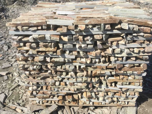 Горбушка златолит золотистый для облицовки купить в Электрогорске