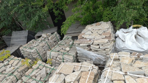 Гранитный плитняк галтованный для парковки купить в Электрогорске