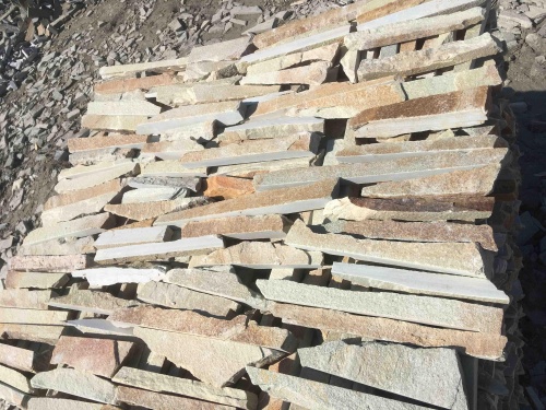 Горбушка златолит золотистый для облицовки купить в Электрогорске