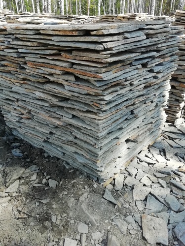 Плитняк златолит Уральский для цоколя, отмостки купить в Электрогорске