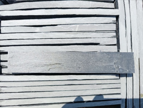 Плитка чёрная из натурального камня фасадная 30 см * 5 см, толщина 7 мм -30 мм купить в Электрогорске